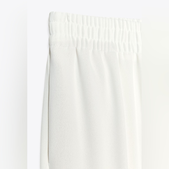 ZARA 2 PIECES SET GATHERED KIMONO SHIRT AND CREPE WIDE LEG PANTS SIZE XS/S - Picture 15 of 15